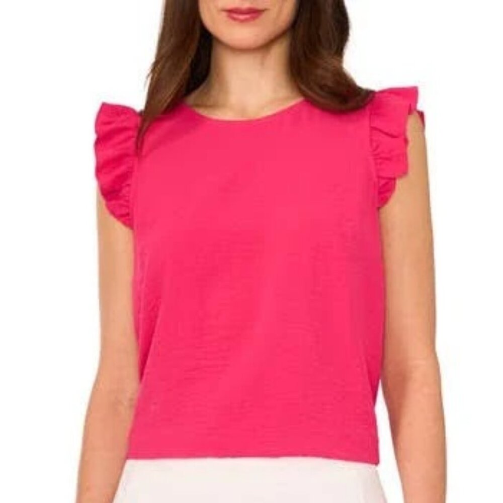 NWT Halogen Ruffled Top in Poppy Size 3X